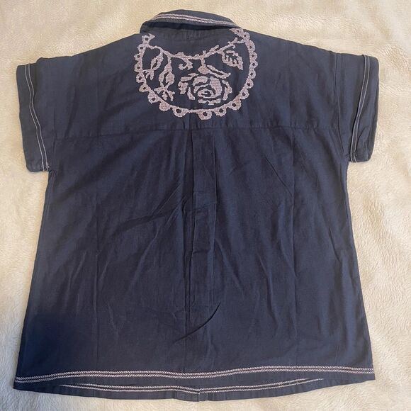 Free People Set Summer Love  Purple Blue Embroidered Cotton Size XS NWOT - Picture 11 of 14